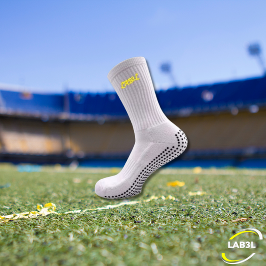 WHITE LAB3L - GRIP SOCK